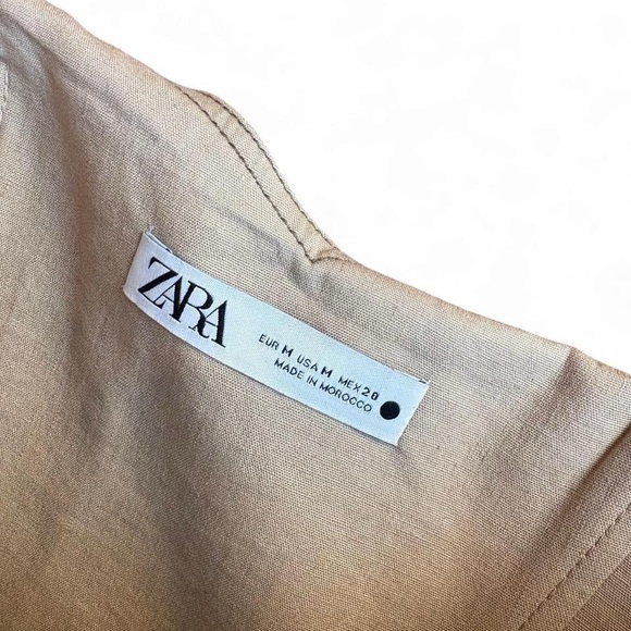 Zara Topstitched Zippered Pants and Bustier Set - Picture 7 of 8